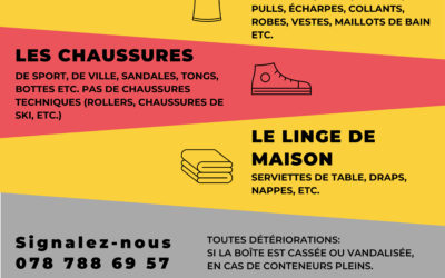 Le bon geste dans le magazine d’information de la Ville de Carouge